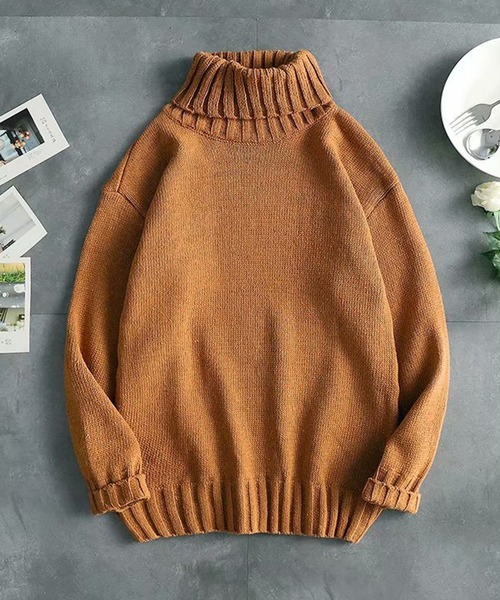 「BENDER TOKYO」 タートルネックニット 2XL グリーン メンズ_画像5