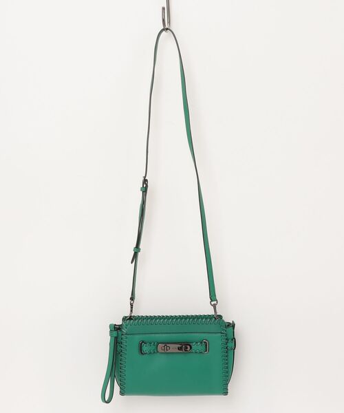 COACH（コーチ） ワンポイントショルダーバッグ - グリーン レディース