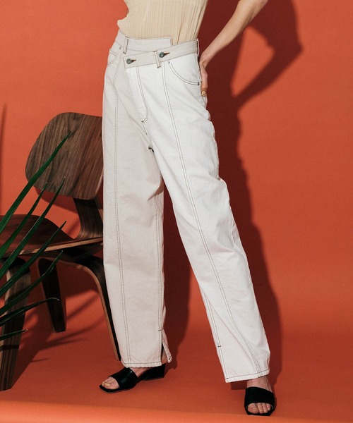 MAISON SPECIAL（メゾンスペシャル） デニムパンツ 36 ブラック