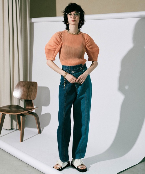 MAISON SPECIAL（メゾンスペシャル） デニムパンツ 36 ブラック