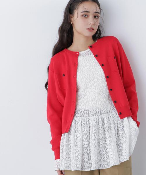 きい☆新品タグ付き☆ n.ナチュラルビューティーベーシック　今季トップス 楽天市場】スプリングベーシックニットカーデ NATURAL BEAUTY BASIC