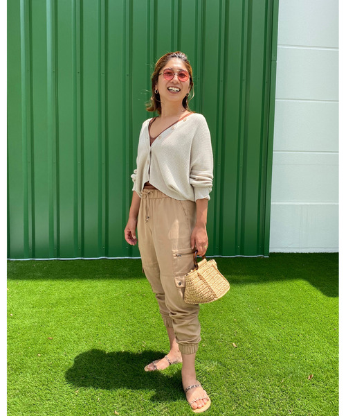 「BANANA REPUBLIC FACTORY STORE」 カーゴパンツ L ブラック レディース_画像4