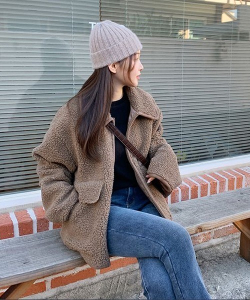 「N.s」 ブルゾン FREE ベージュ レディース_画像2