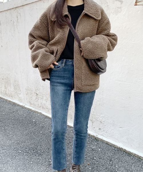 「N.s」 ブルゾン FREE ベージュ レディース_画像3