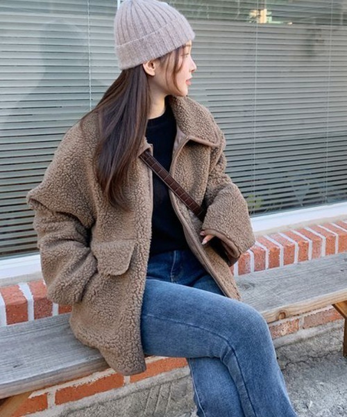 「N.s」 ブルゾン FREE ベージュ レディース_画像4