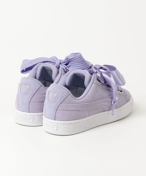 「PUMA」 ローカットスニーカー 22.5cm パープル レディース_画像2