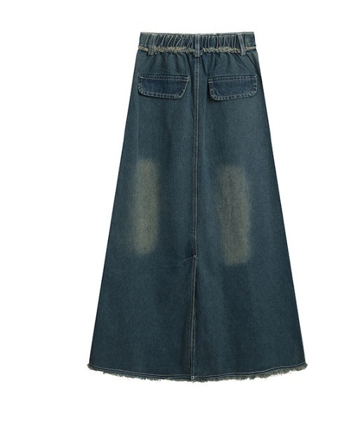 「FREE STYLISTS」 デニムスカート S ブルー レディース_画像9