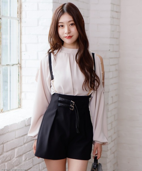 「LIPSERVICE」 ショートパンツ M アイボリー レディース_画像2