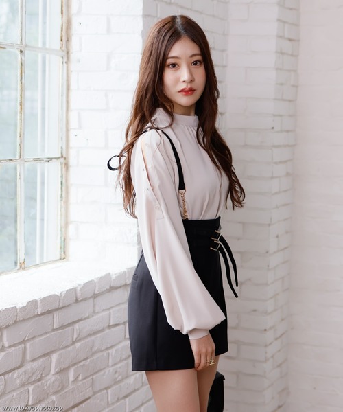 「LIPSERVICE」 ショートパンツ M アイボリー レディース_画像3