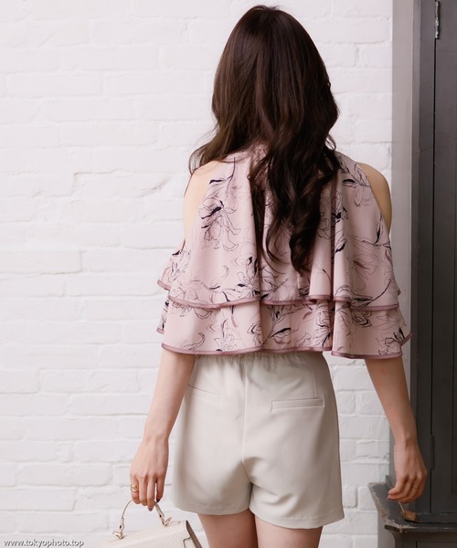 「LIPSERVICE」 ショートパンツ M アイボリー レディース_画像8