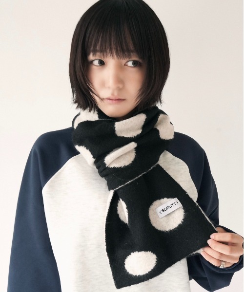 「Port」 「sorutt」マフラー FREE ベージュ レディース_画像8