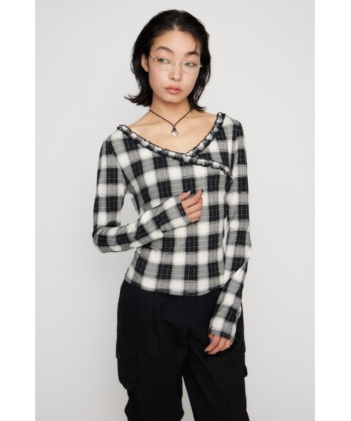 LAGUA GEM（ラグアジェム） tシャツ FRILL COMPACT トップス