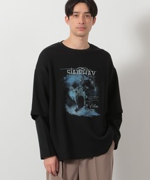 LAKOLE（ラコレ） tシャツ フェイクレイヤードロンT / 639819 メンズ