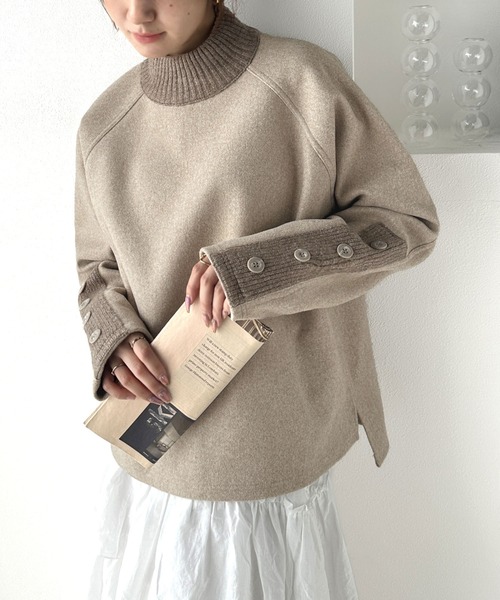 「classicalelf」 長袖カットソー MEDIUM グレー レディース_画像6