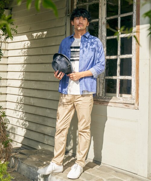 「ikka」 半袖Tシャツ M ホワイト メンズ_画像4