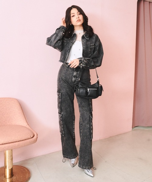 「JUST A NOON」 ハンドバッグ FREE ブラウン レディース_画像3