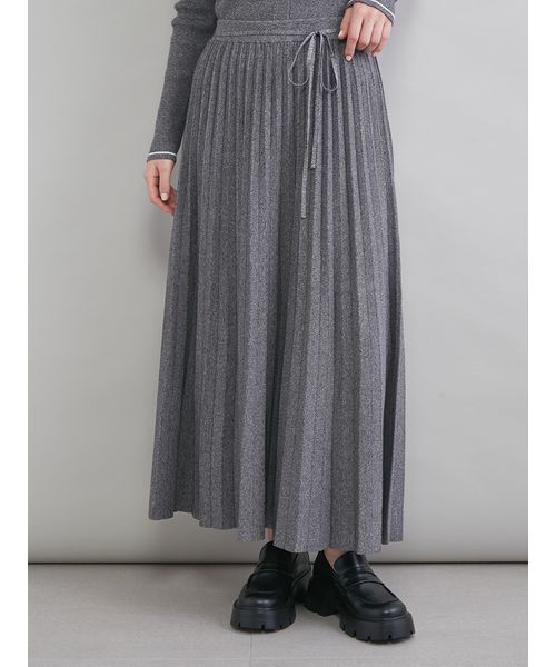 Mila Owen（ミラオーウェン） スカート ニットプリーツスカート