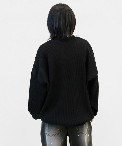 「minsobi」 長袖Tシャツ FREE ブラック メンズ_画像9