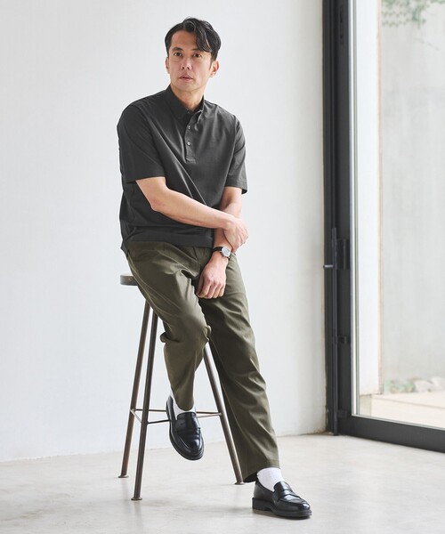 【中古美品】ブラックレーベル◇半袖ポロシャツ◇カットソー◇サイズＬＬ◇ WESTERN POLO ポロシャツ ワンポイント 半袖 無地 ビジネス ゴルフ 速