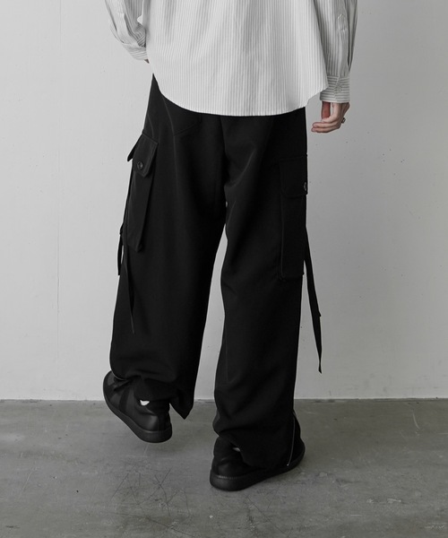 「Casper John」 カーゴパンツ MEDIUM ブラック メンズ_画像4