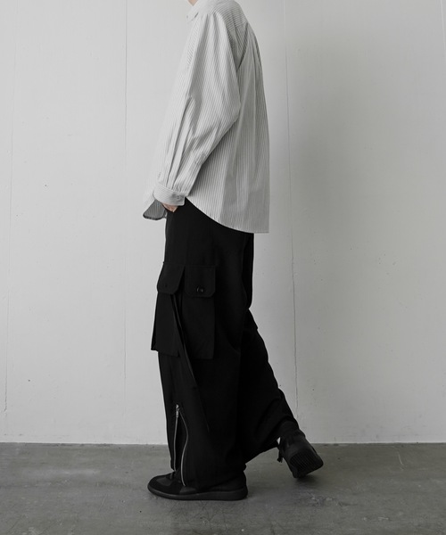 「Casper John」 カーゴパンツ MEDIUM ブラック メンズ_画像5