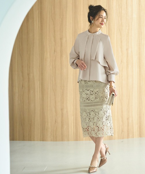 「RUIRUE BOUTIQUE」 長袖ブラウス L ブラック レディース_画像6