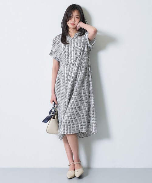 INDIVI（インディヴィ） パーティードレス ワンピース 半袖 「洗える