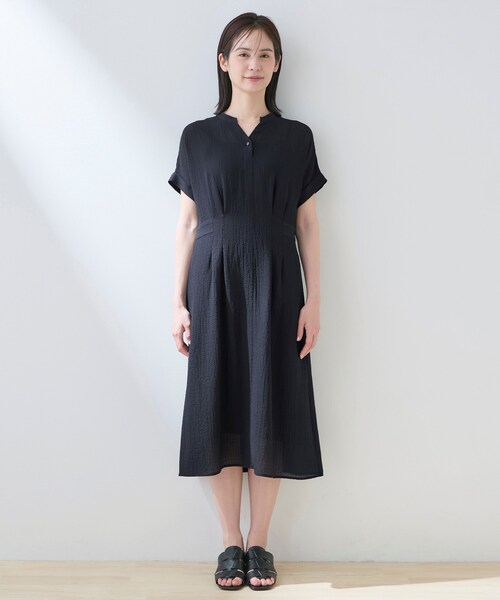 INDIVI（インディヴィ） パーティードレス ワンピース 半袖 「洗える