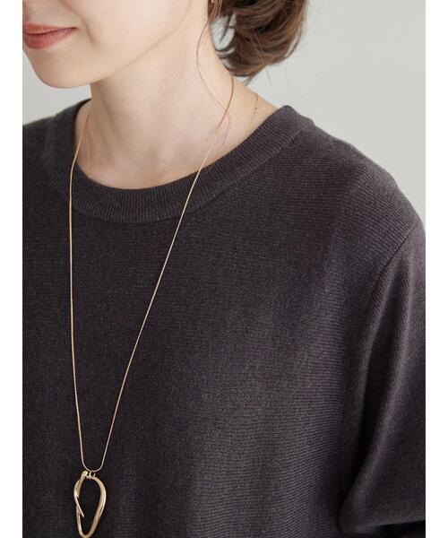 「AMERICAN HOLIC」 ニットワンピース M 杢グレー レディース_画像7