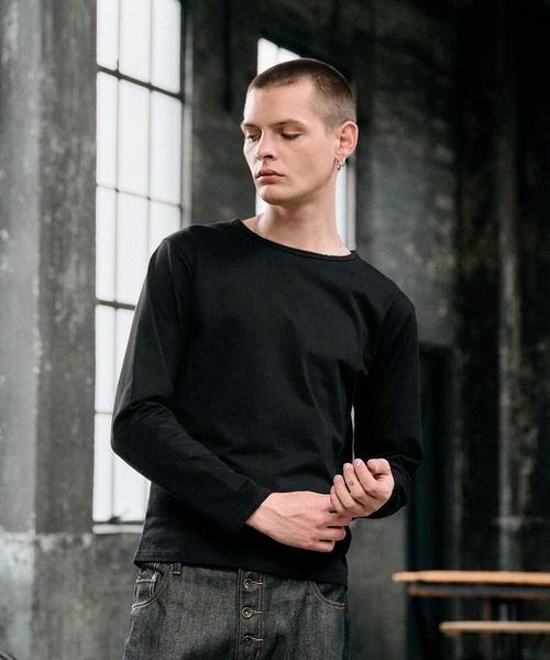 Regen Glanz tシャツ relax crewneck box longsleeve T-shirt