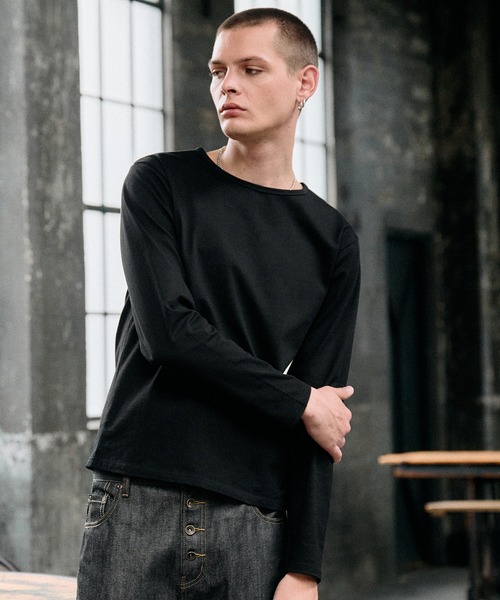 Regen Glanz tシャツ relax crewneck box longsleeve T-shirt