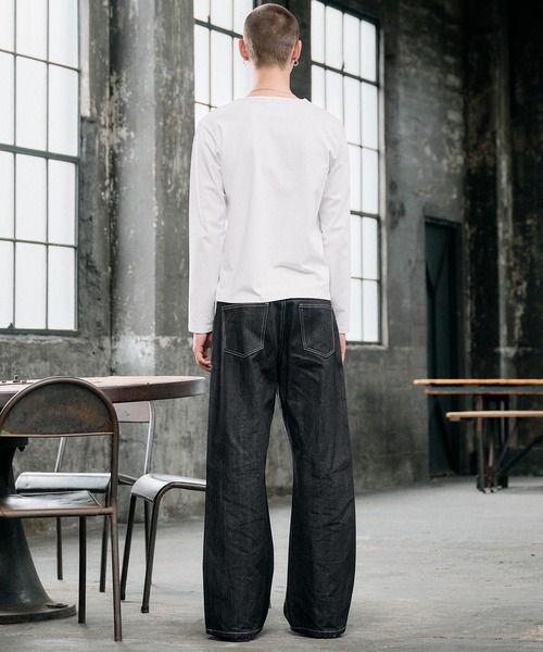Regen Glanz tシャツ relax crewneck box longsleeve T-shirt