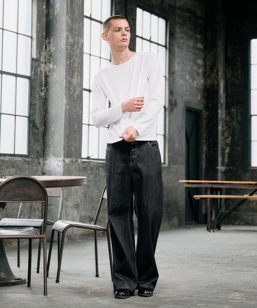 Regen Glanz tシャツ relax crewneck box longsleeve T-shirt
