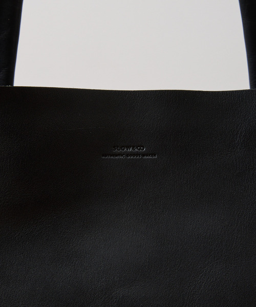 トートバッグ SLOW スロウ / bono-new tote bag-S フルベジタブルタンニング栃木レザートートバッグ / 858S90Sの画像