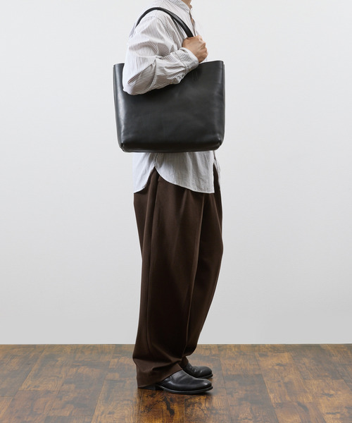 トートバッグ SLOW スロウ / bono-new tote bag-S フルベジタブルタンニング栃木レザートートバッグ / 858S90Sの画像