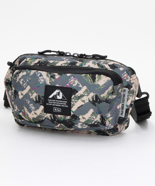KiU（キウ） ショルダーバッグ FUJIROCK FP MINI SHOULDER フロント