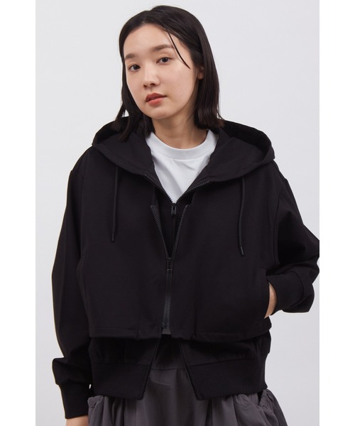 トップス tornado mart hoodie TORNADO MART（トルネードマート） パーカー レイヤードZIP-UPフーディ
