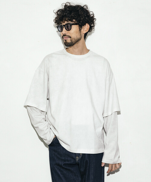 「Firsthand」 長袖Tシャツ L ホワイト メンズ_画像2