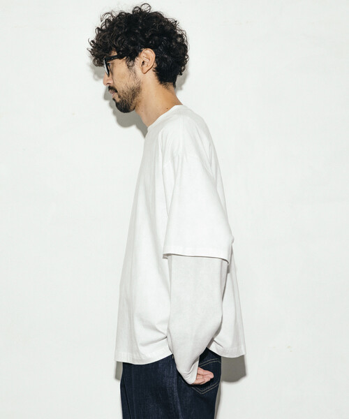 「Firsthand」 長袖Tシャツ L ホワイト メンズ_画像6