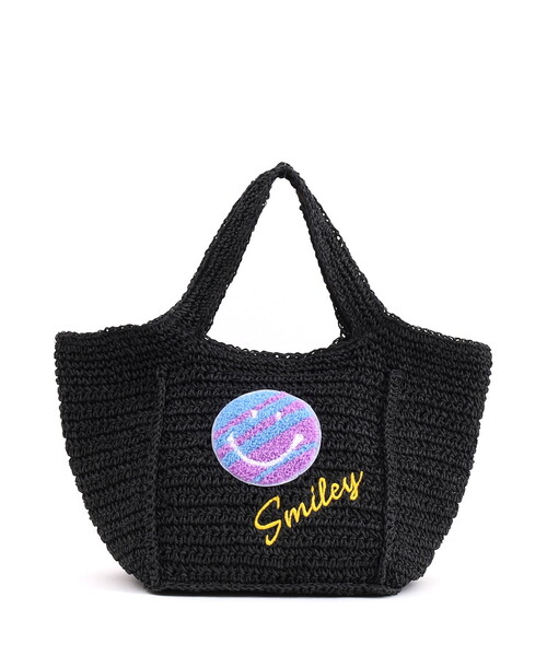 COOCO（クーコ） かごバッグ カゴバッグ SMILEY サガラ刺繍