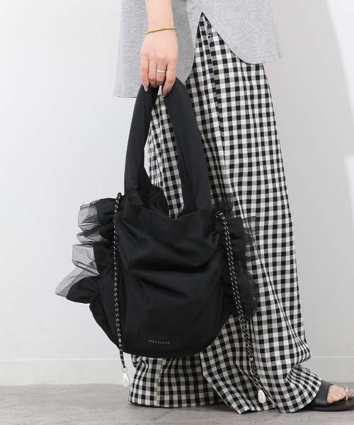 HELOYSE トートバッグ 「HELOYSE/エロイーズ」 candy tulle tote 