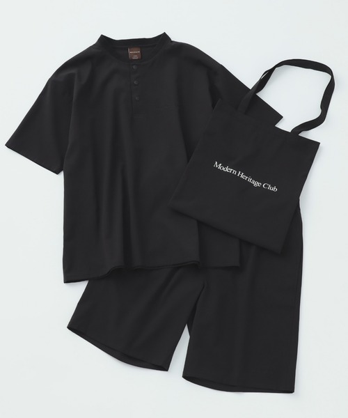 BEAMS DESIGN ブラックウェアセット Lサイズ BEAMS HEART（ビームス ハート） tシャツ 「ユニセックス」ドライ