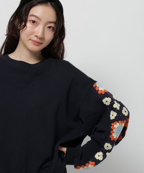 「niko and...」 スウェットカットソー MEDIUM セージグリーン レディース_画像5