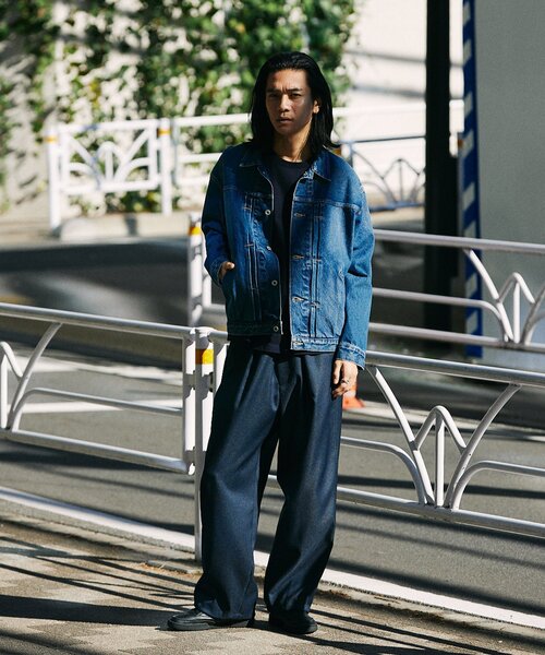 「JOURNAL STANDARD」 デニムジャケット MEDIUM クリアブルー メンズの画像