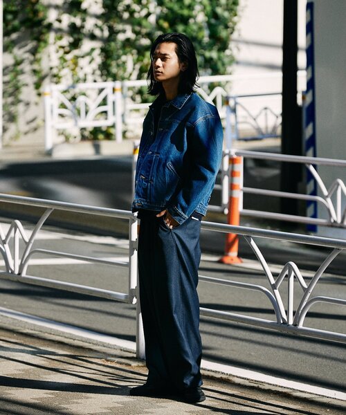 「JOURNAL STANDARD」 デニムジャケット MEDIUM クリアブルー メンズの画像
