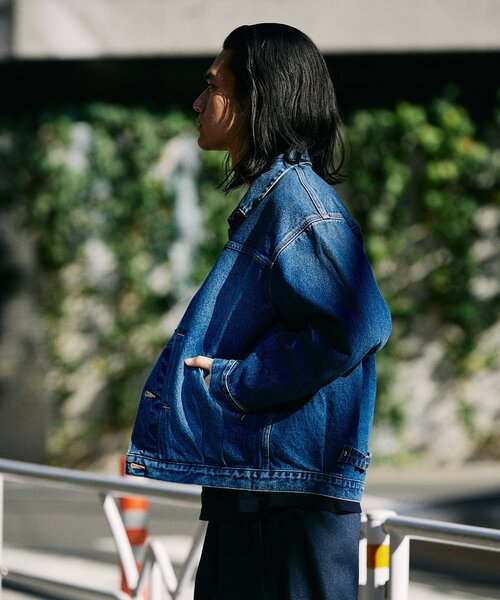 「JOURNAL STANDARD」 デニムジャケット MEDIUM クリアブルー メンズの画像