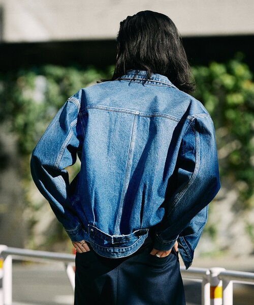 「JOURNAL STANDARD」 デニムジャケット MEDIUM クリアブルー メンズの画像