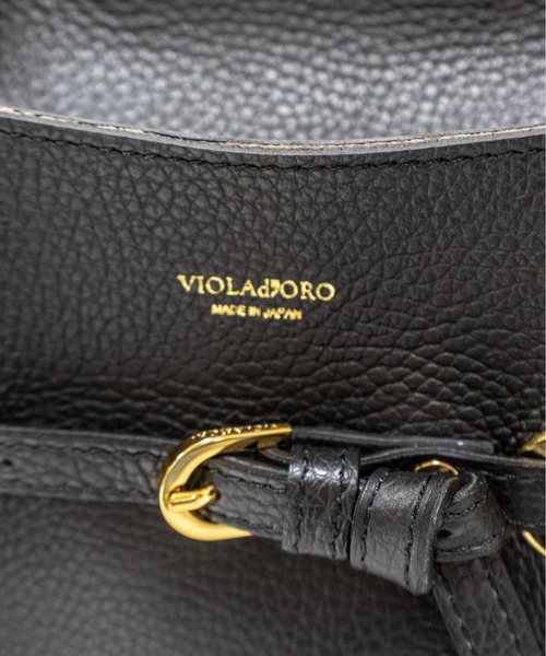 トートバッグ 「VIOLAd'ORO/ヴィオラドーロ」ベルトトート　2WAY 肩掛け　Mサイズ レディース メンズの画像