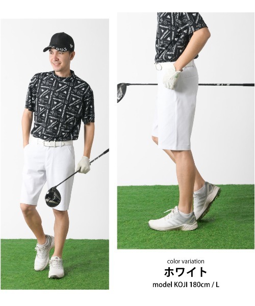 新品タグつき　  GOLF ストレッチパンツ STELLA77GOLF パンツ 8WAY撥水加工ストレッチジョガーゴルフパンツ