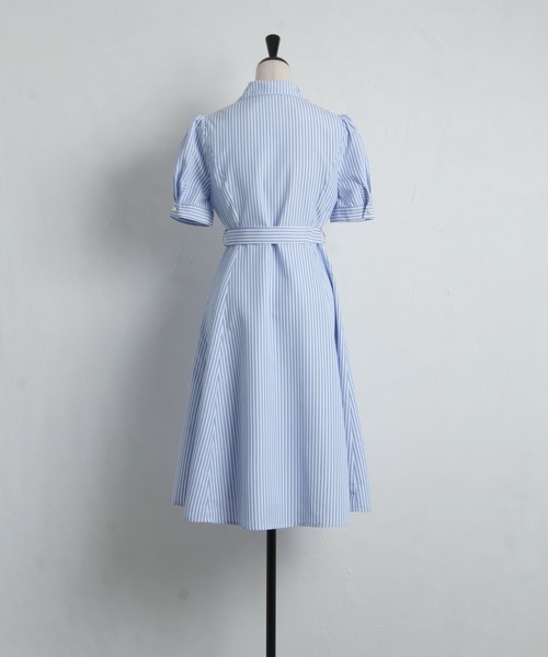 「tocco closet」 シャツワンピース M ネイビー レディース_画像5